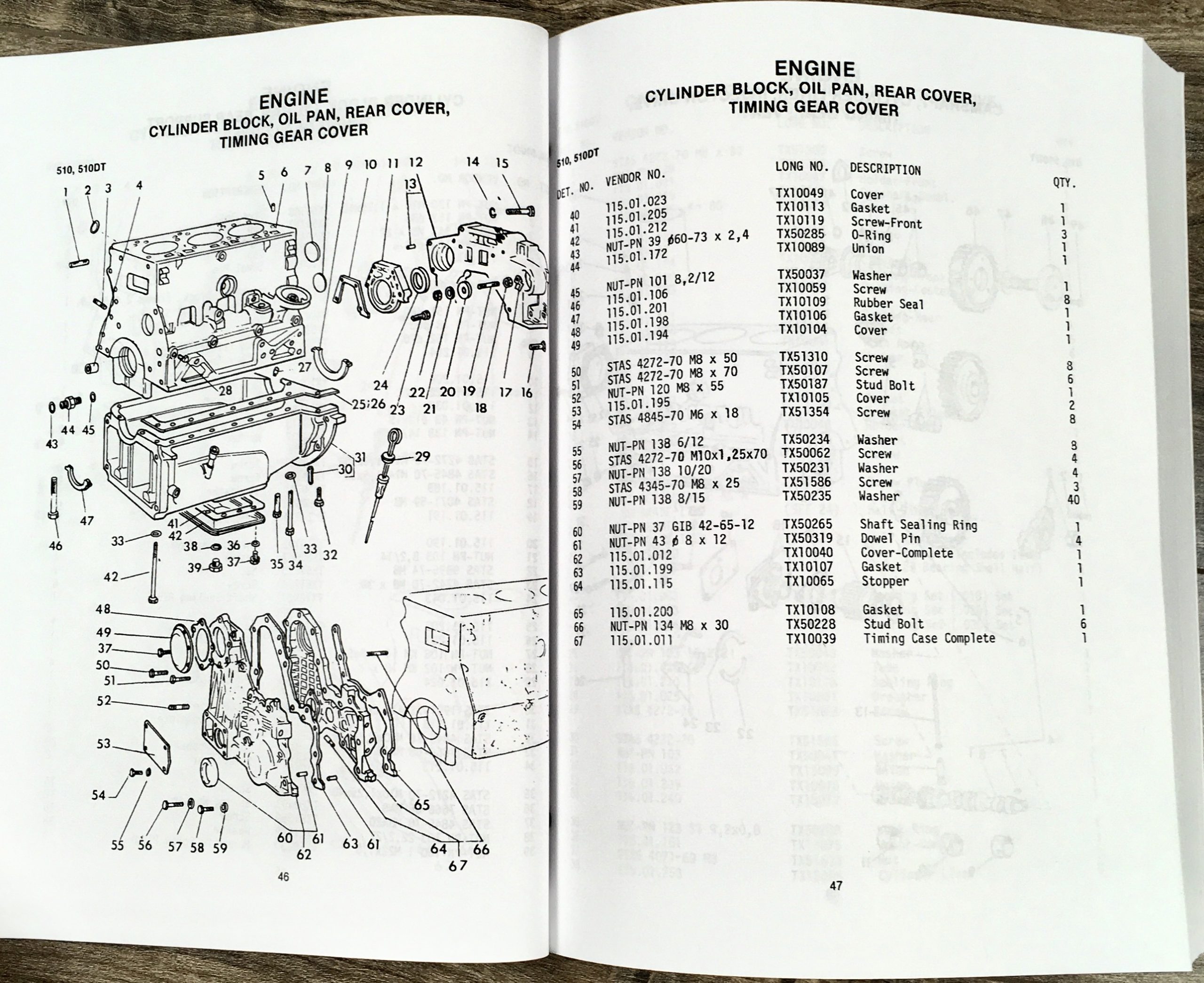 Long 460 460DT Tractor Service Parts Operators Manual Set Repair Workshop Shop - Image 19