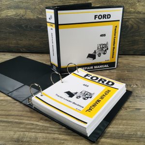 Ford 455 Tractor Loader Backhoe Service Repair Manual Technical Shop Book