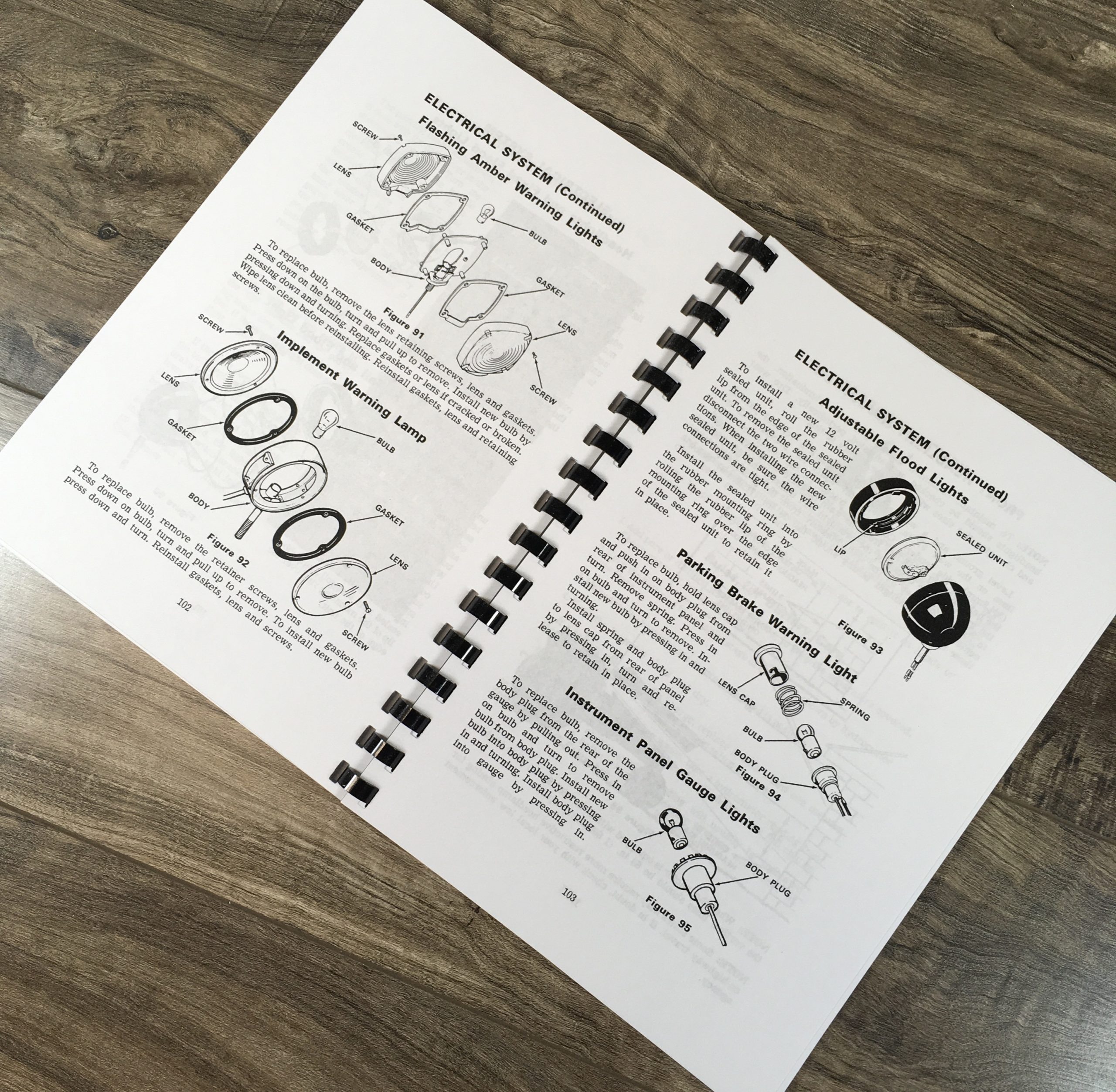 Case 1270 Tractor Service Parts Operators Manual Shop Set Book Prior to 8712001 - Image 19