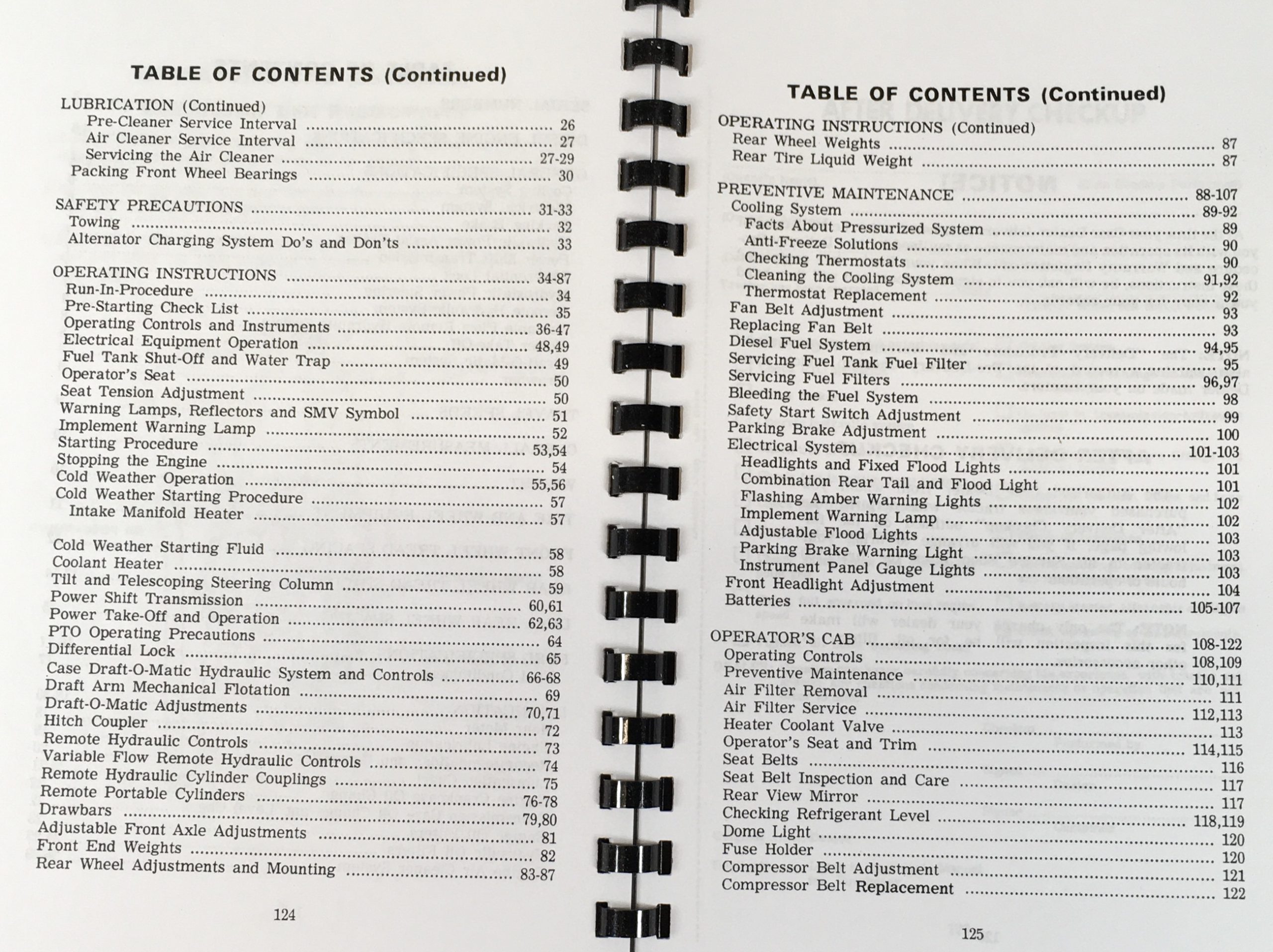 Case 1270 Tractor Service Parts Operators Manual Shop Set Book Prior to 8712001 - Image 17
