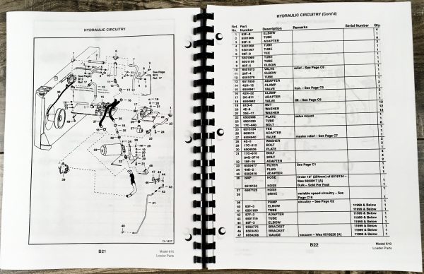 Bobcat 610 Skidsteer Loader Parts Catalog Manual Exploded Views Numbers - Image 5