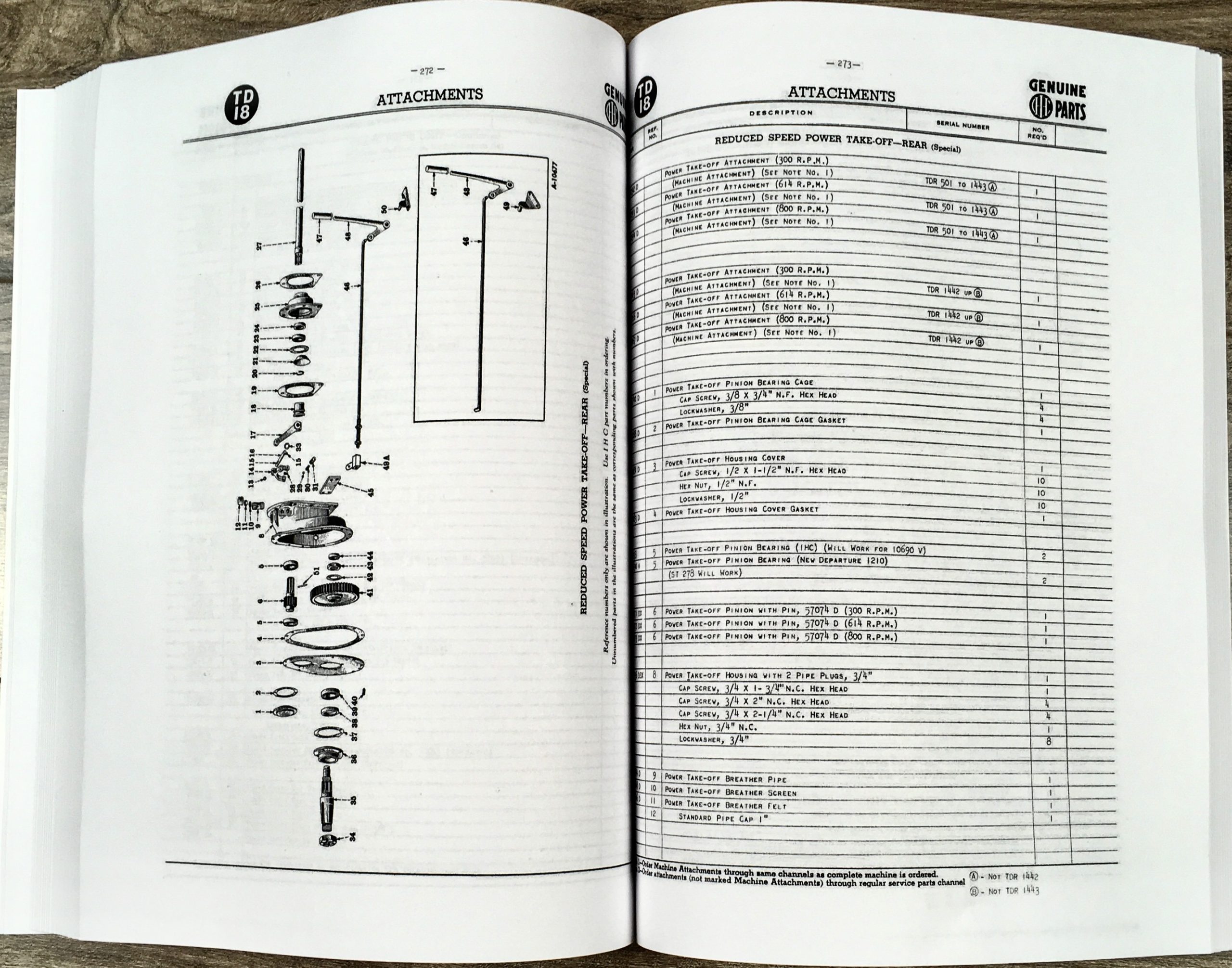 International Ih Td-18 Crawler Tractor Parts Assembly Manual Catalog Numbers - Image 7