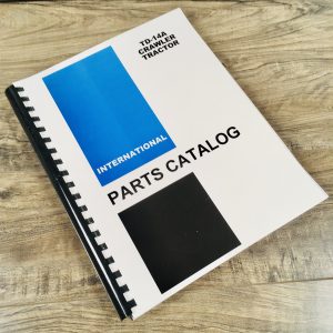 International Ih Td-14A Crawler Tractor Parts Manual Catalog Sn 26,001- Up Book