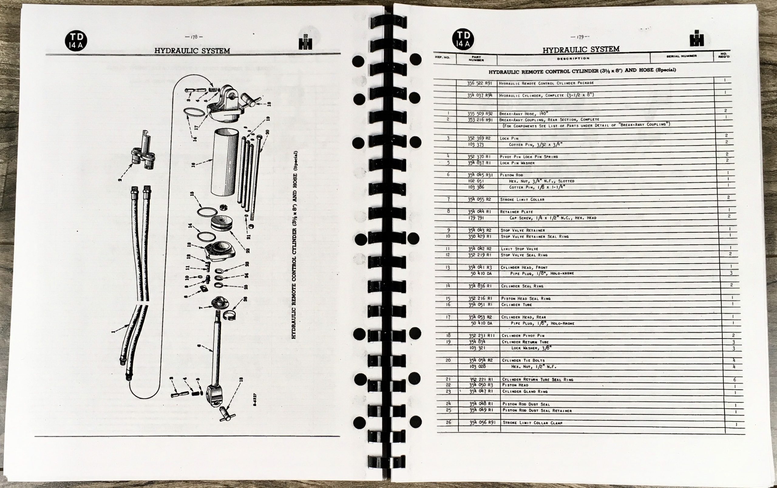 International Ih Td-14A Crawler Tractor Parts Manual Catalog Sn 26,001- Up Book - Image 7