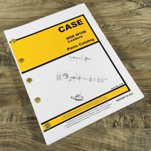 J I Case W9B W10B Loader Parts Manual Catalog Assembly Exploded View