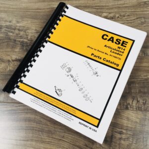 J I Case W14 Articulated Loader Parts Manual Catalog Assembly Prior to 9119672