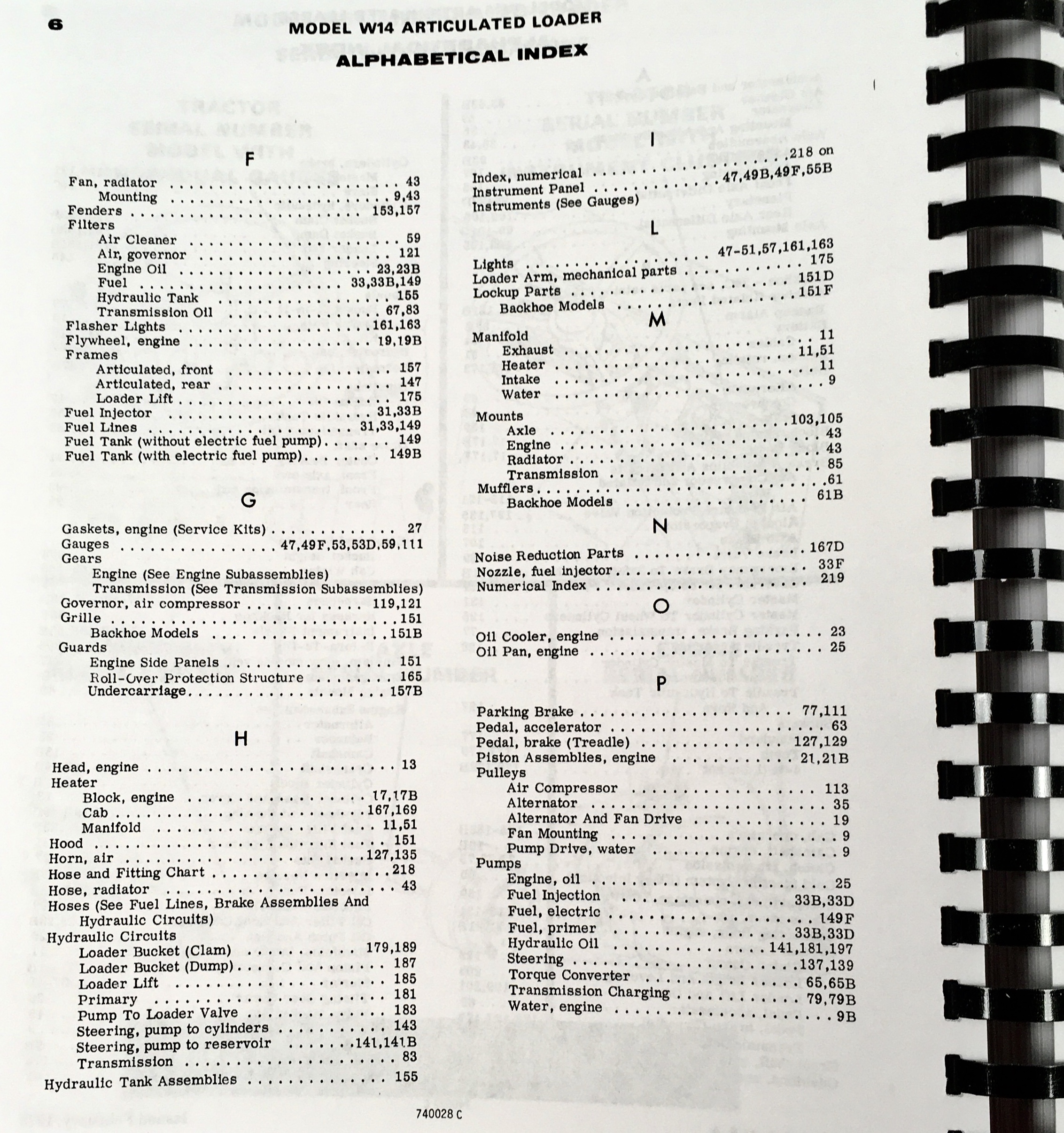J I Case W14 Articulated Loader Parts Manual Catalog Assembly Prior to 9119672 - Image 4