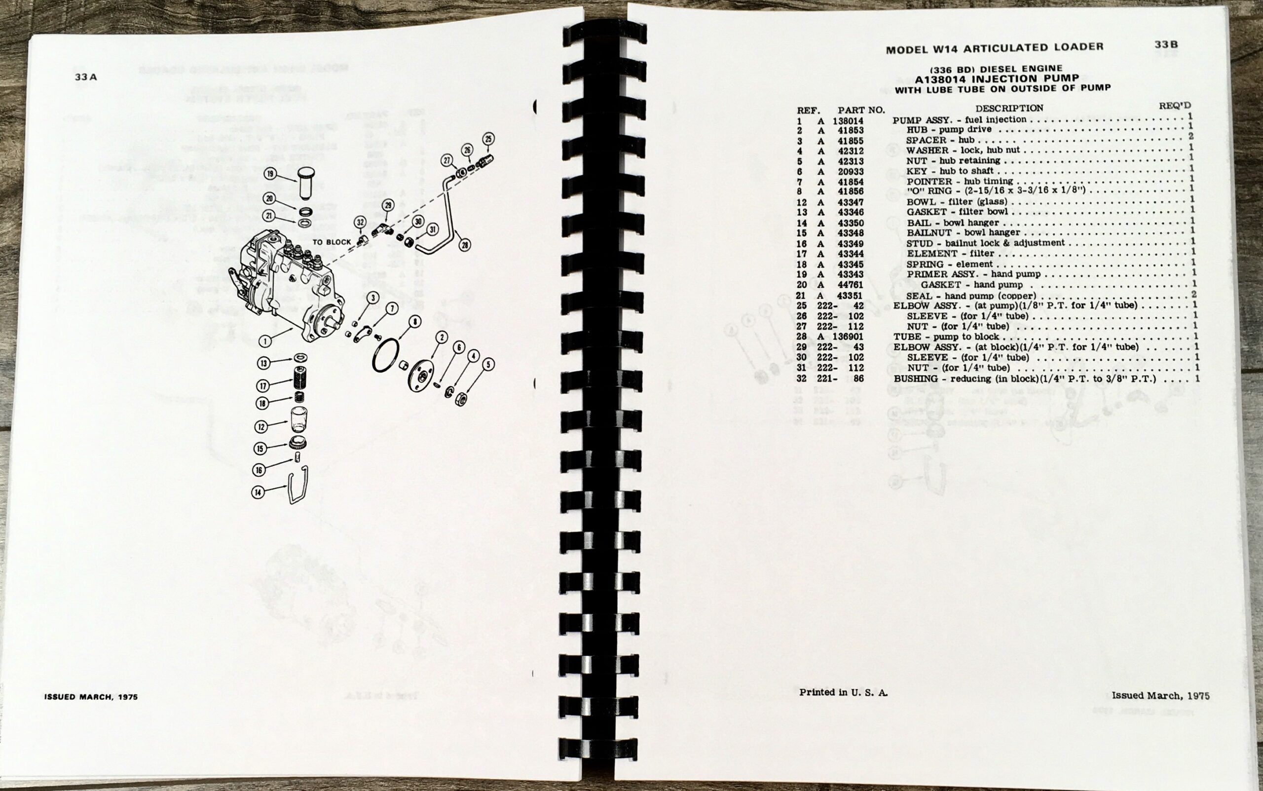J I Case W14 Articulated Loader Parts Manual Catalog Assembly Prior to 9119672 - Image 8