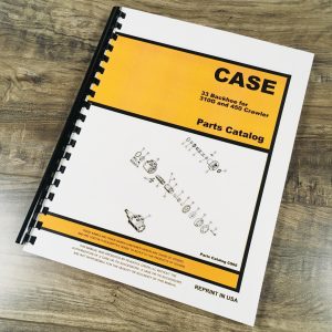 J I Case Series Model 33 Backhoe Parts Manual Catalog Ck For 310G 450 Crawlers