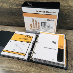 Case 450 Crawler Loader Dozer Service Manual 207 Diesel Engine Parts Catalog Set