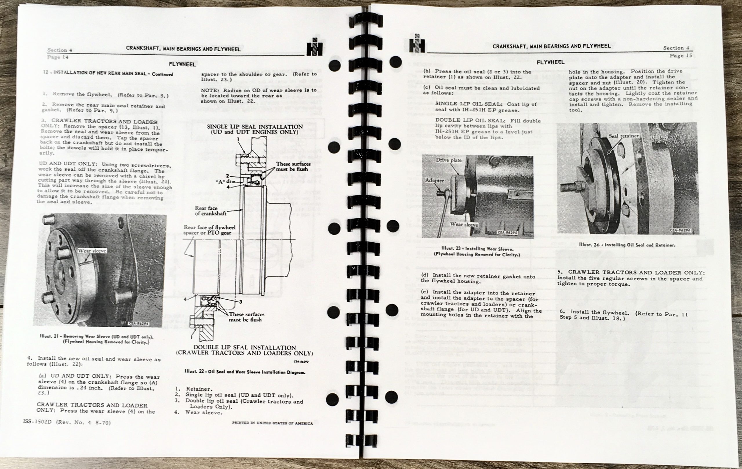 International 175B Crawler Loader Tractor Service Parts Operators Manual Set - Image 16