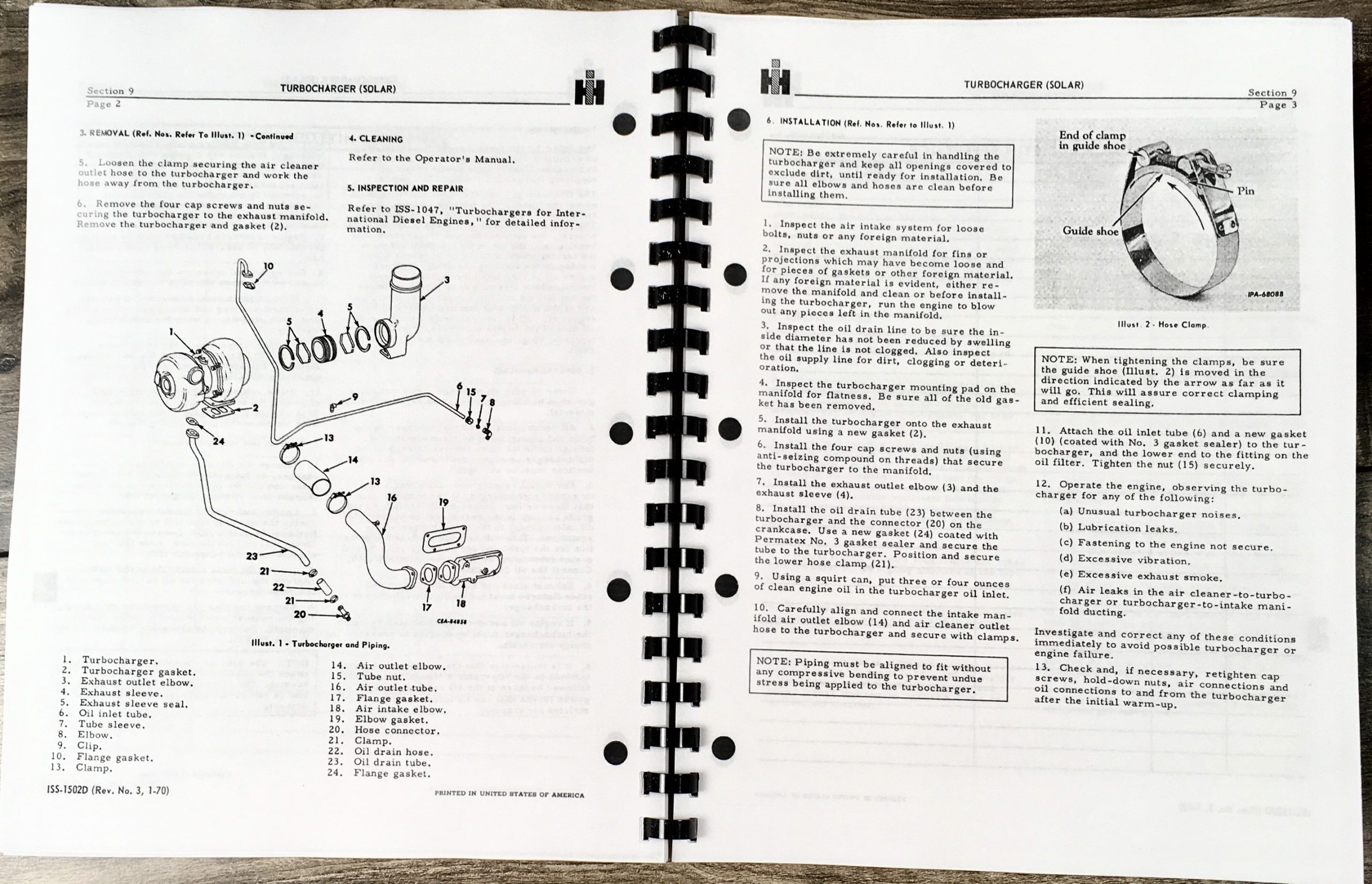 International 175B Crawler Loader Tractor Service Parts Operators Manual Set - Image 15