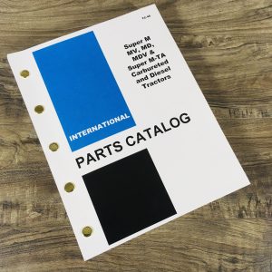 International Ih Super M M-Ta Md-Ta Tractor Parts Assembly Manual Catalog Book