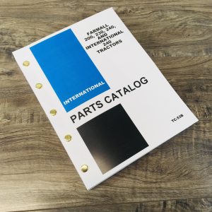 International Farmall 200 230 240 Tractor Parts Manual Catalog Book Numbers Ih