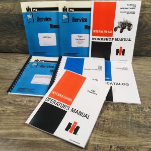 Farmall International 100 Tractor Service Parts Operators Manual Set Repair Shop