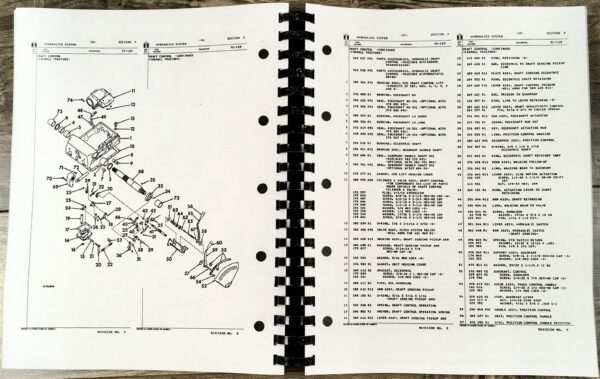 International Farmall Ih 544 2544 Tractor Operators Manual Parts Catalog Set - Image 14