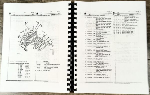 International Farmall Ih 544 2544 Tractor Operators Manual Parts Catalog Set - Image 12