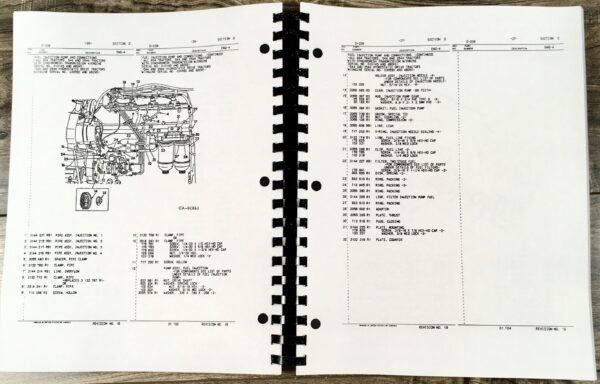 International Farmall Ih 544 2544 Tractor Operators Manual Parts Catalog Set - Image 11