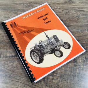 International Farmall 544 Tractor Owners Operators Maintenance Manual Ih Updated