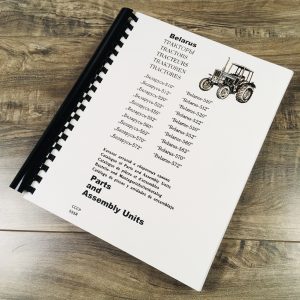 Belarus 510 512 520 522 550 552 560 562 570 572 Tractor Parts Manual Catalog