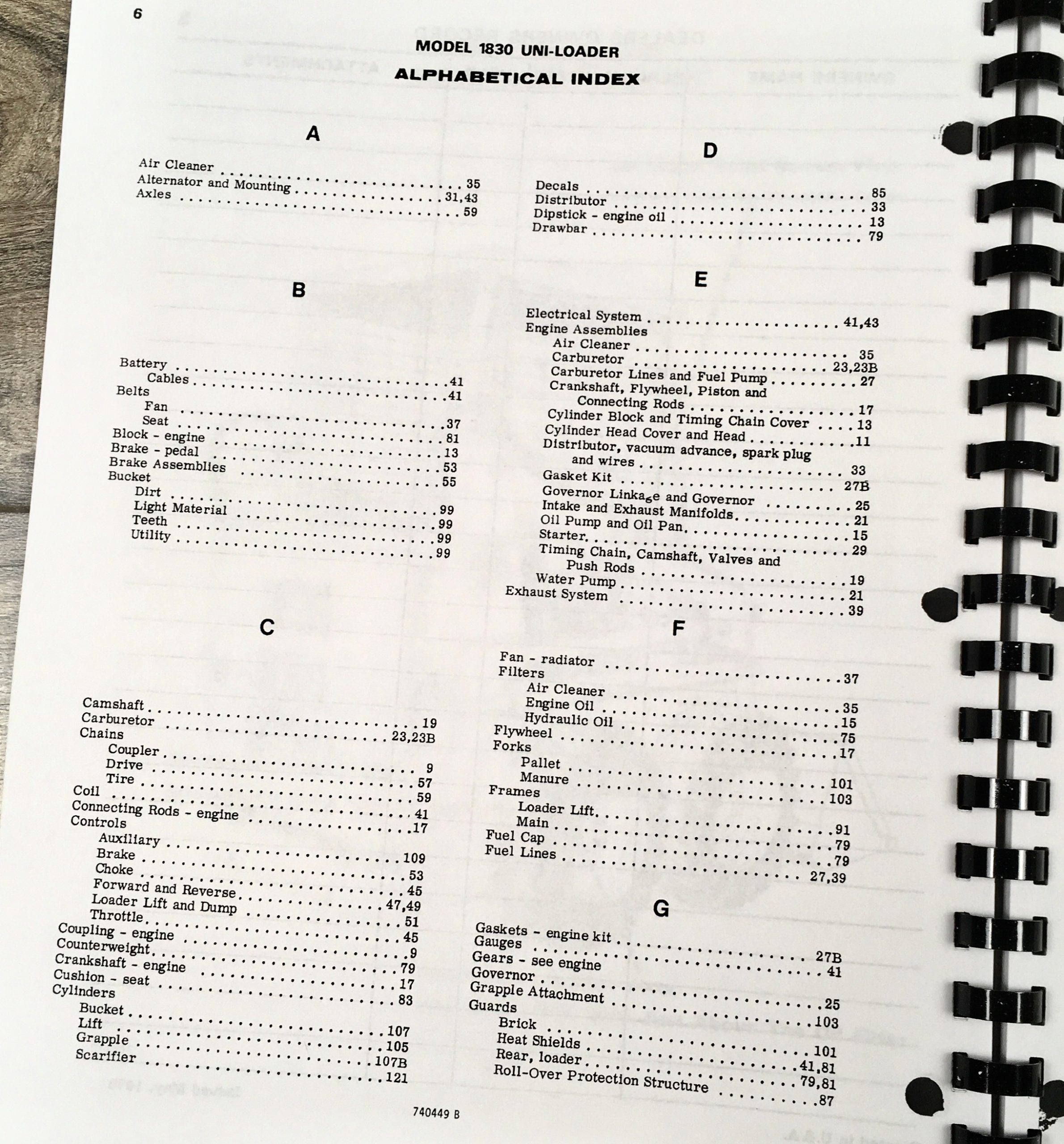 Case 1830 Uni Loader Skid Steer Service Parts Operators Manual Factory Shop Set - Image 6
