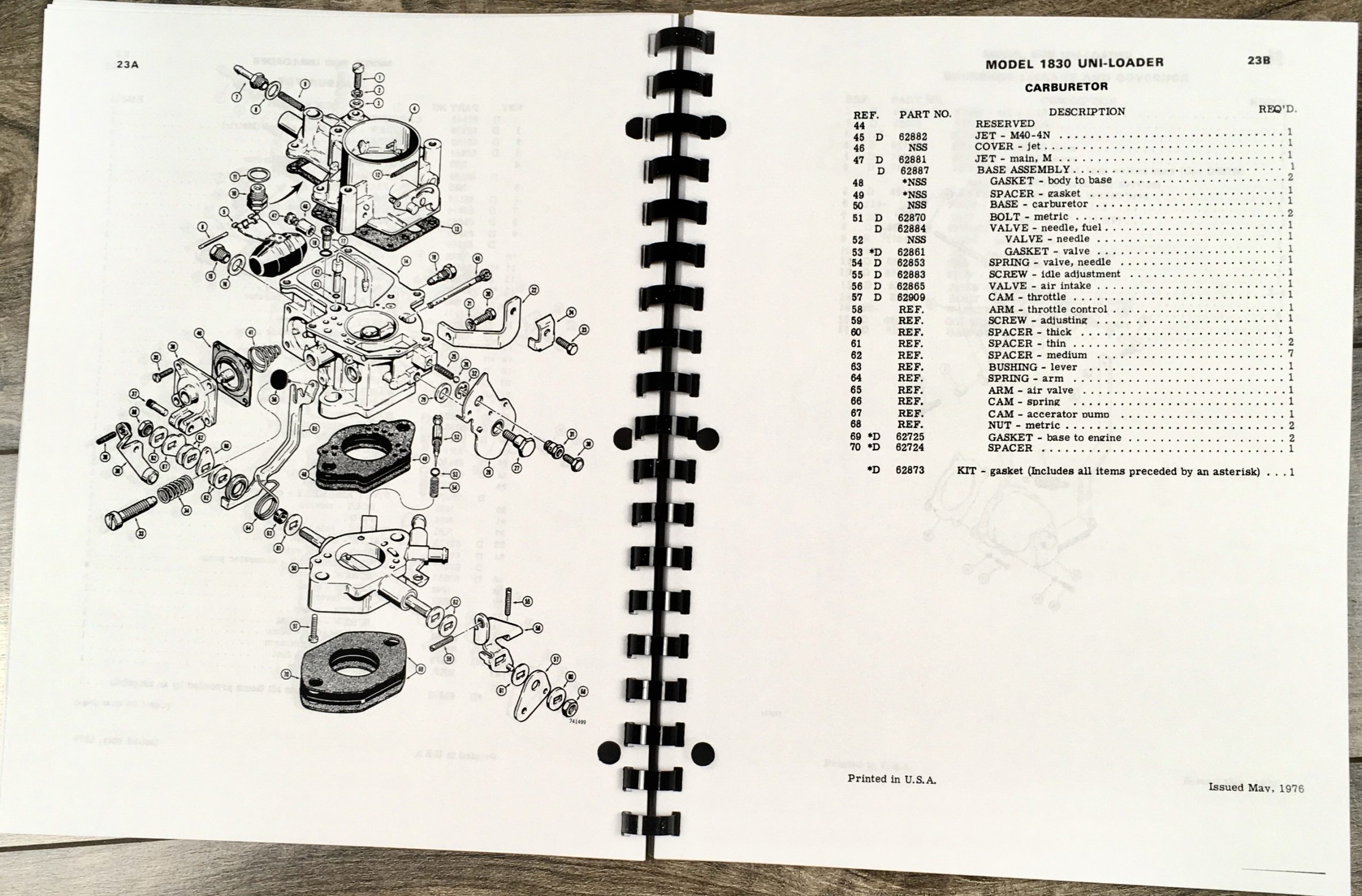 Case 1830 Uni Loader Skid Steer Service Parts Operators Manual Factory Shop Set - Image 23