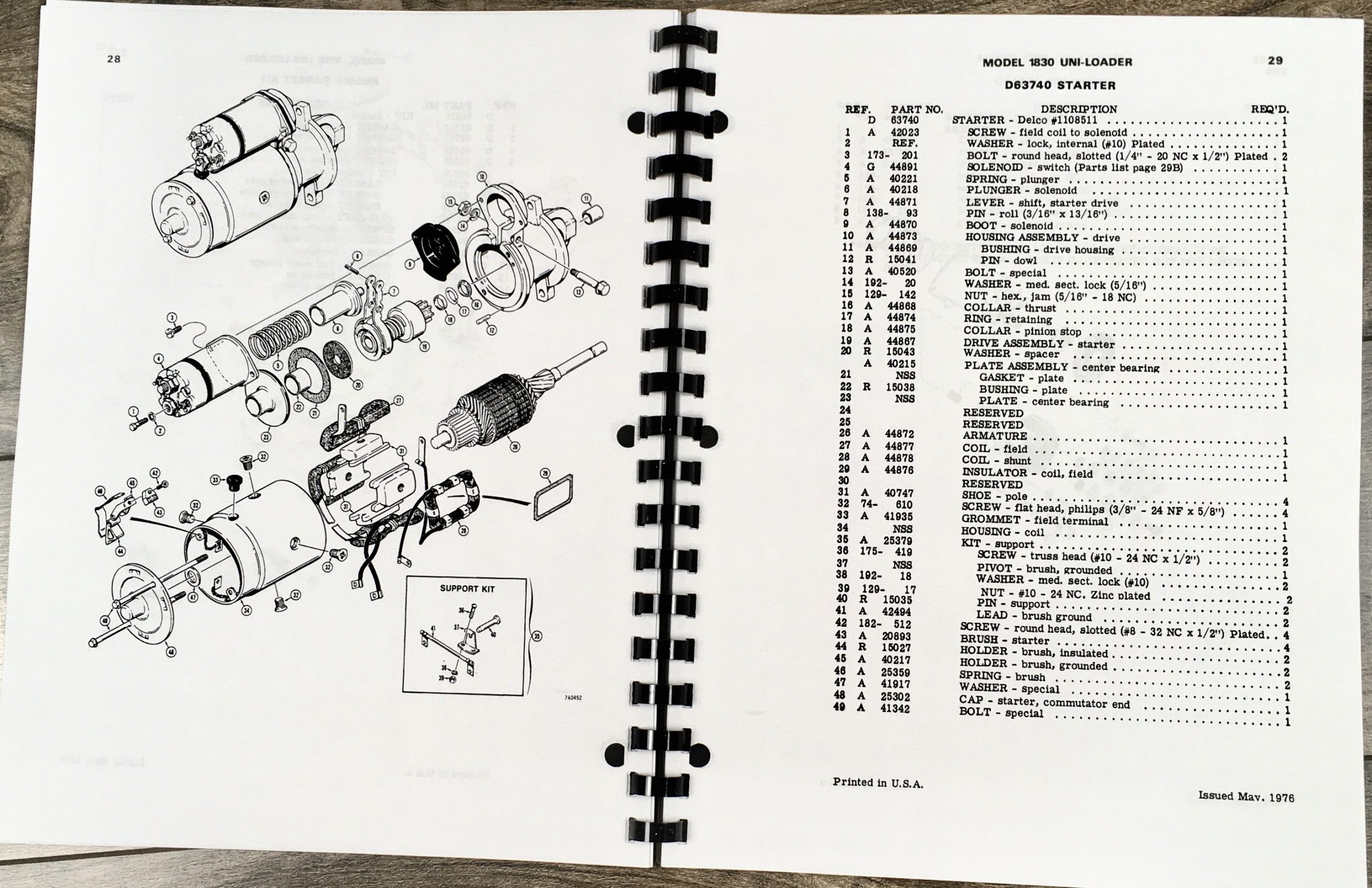 Case 1830 Uni Loader Skid Steer Service Parts Operators Manual Factory Shop Set - Image 21