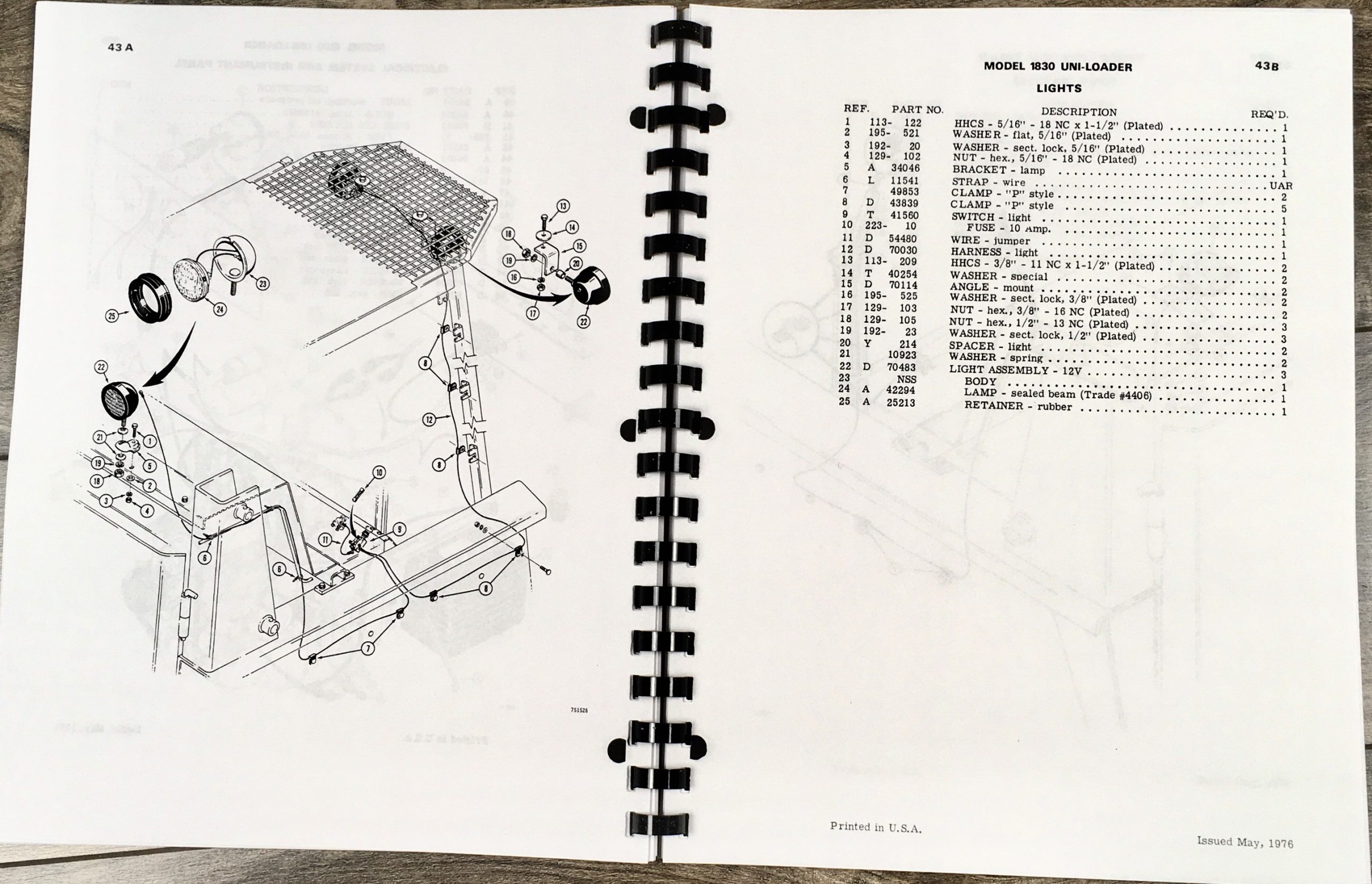 Case 1830 Uni Loader Skid Steer Service Parts Operators Manual Factory Shop Set - Image 20