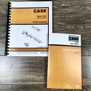 Case 1830 Uni Loader Parts And Operators Manual Catalog Exploded Views