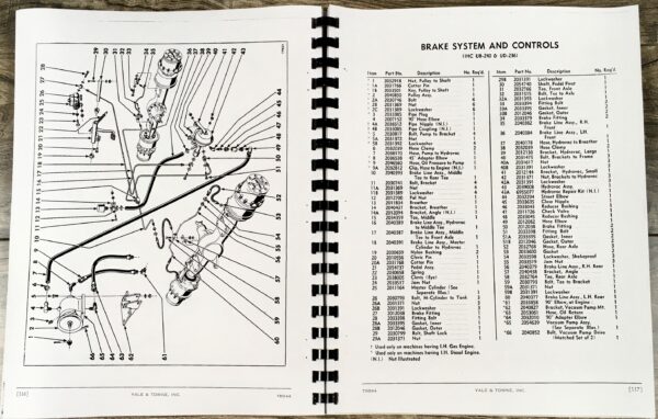 Trojan Tractor Shovels 114 Operators Owners Parts Manual Instructions No. Tb044 - Image 8