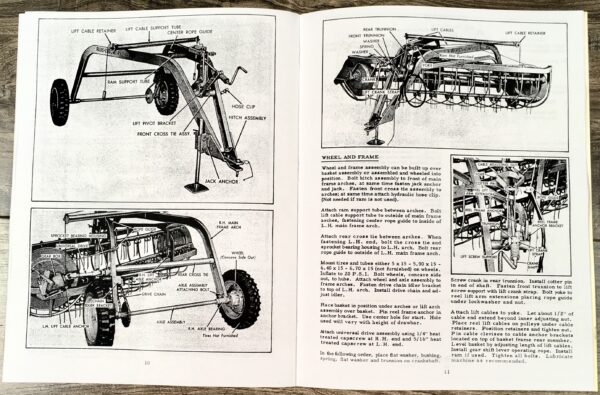Allis Chalmers 77G Parallel Ground Bar Rake Operators Operating Parts Manual - Image 4
