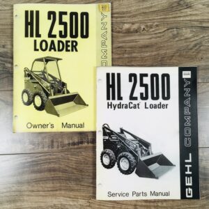 Gehl Hl 2500 Hydra Cat Loader Service Parts Operators Manual Maintenance