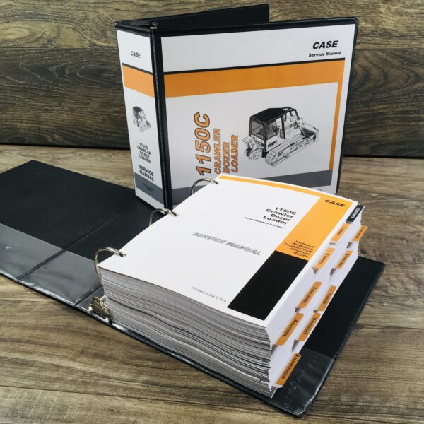 Case 1150C Crawler Loader Bull Dozer Service Technical Manual Repair Shop Binder