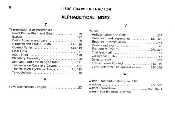 Case 1150C Crawler Loader Bull Dozer Service Parts Operators Manual Shop Set - Image 5