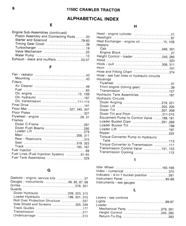 Case 1150C Crawler Loader Bull Dozer Service Parts Operators Manual Shop Set - Image 3