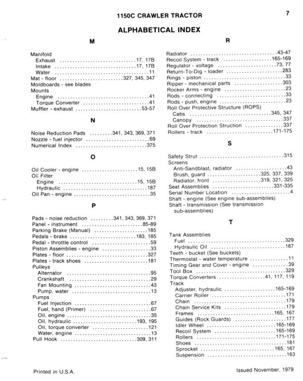 Case 1150C Crawler Loader Bull Dozer Service Parts Operators Manual Shop Set - Image 2