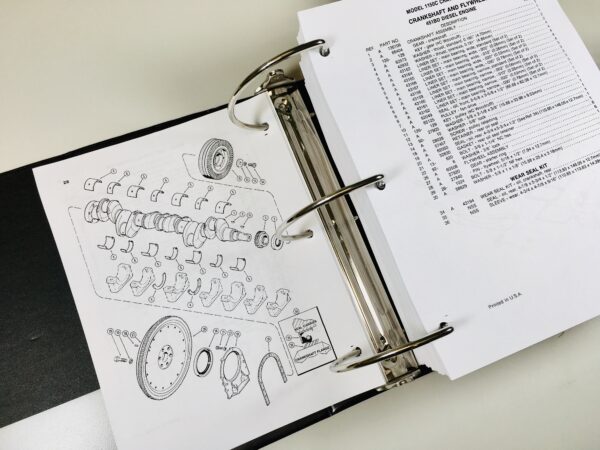 Case 1150C Crawler Loader Bull Dozer Service Parts Operators Manual Shop Set - Image 6