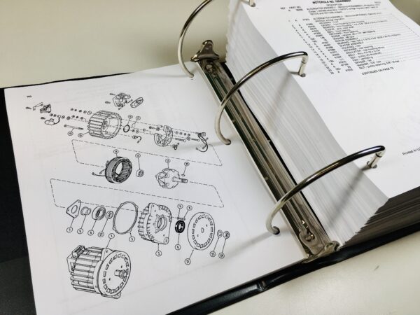 Case 1150C Crawler Loader Bull Dozer Service Parts Operators Manual Shop Set - Image 7