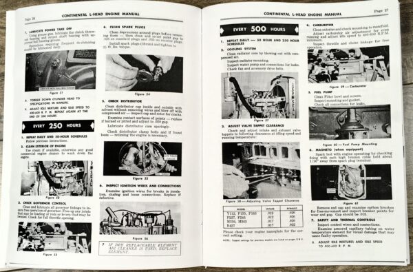 Continental L-Head F162 F163 Engine Motor Service Repair Owners Operators Manual - Image 7