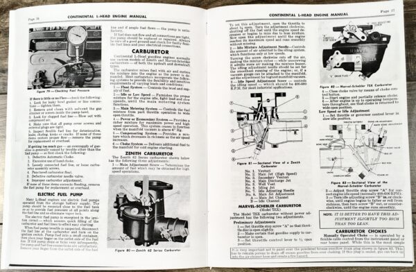 Continental L-Head F162 F163 Engine Motor Service Repair Owners Operators Manual - Image 6
