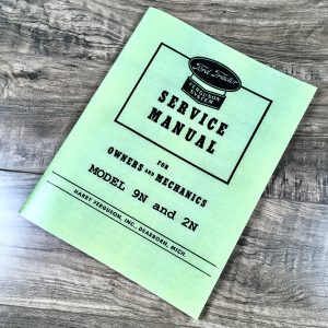 Ford 9N 2N Tractor Service Manual Owners Mechanics Shop Book Ferguson System