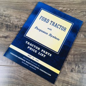 Ford 9N Tractor With Ferguson System Parts Catalog Manual Exploded Views Oem