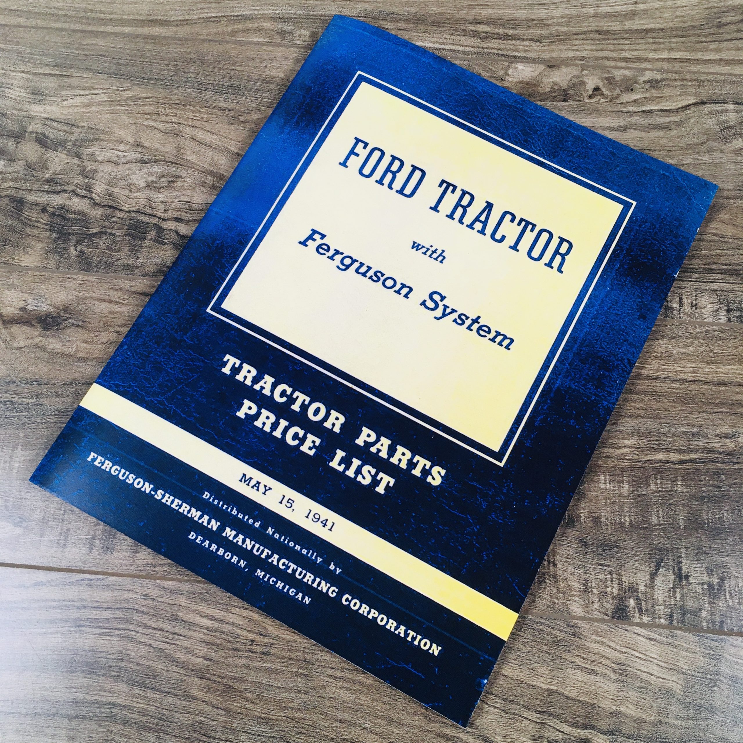 Ford 9N Tractor With Ferguson System Parts Catalog Manual Exploded Views Oem