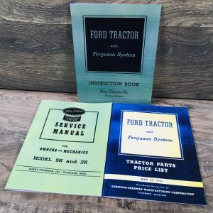 Ford 9N Tractor Service Parts Operators Instructions Manual Ferguson System Set