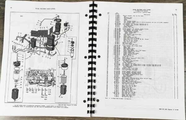 Massey Harris Ferguson 44 Diesel Tractor Parts Manual Catalog Book Assembly - Image 6