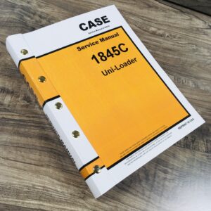 Case 1845C Uni-Loader Skidsteer Service Repair Manual Technical Shop Book Ovrhl
