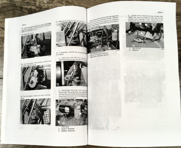 Case 1845C Uni-Loader Skid Steer Service Parts Operators Manual Repair Shop Book - Image 19