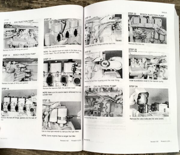 Case 1845C Uni-Loader Skid Steer Service Parts Operators Manual Repair Shop Book - Image 18