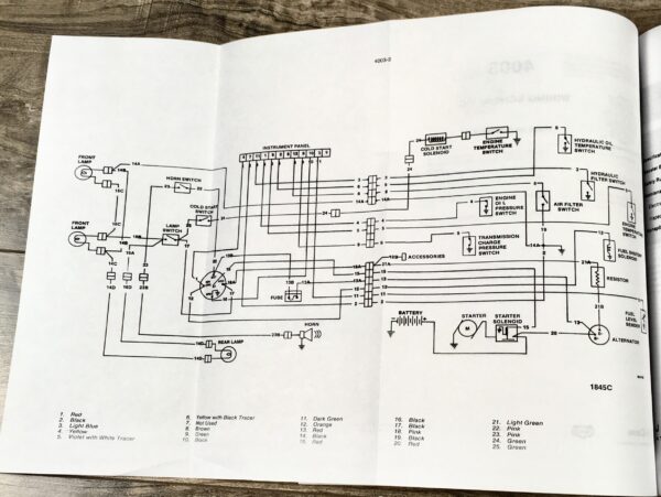 Case 1845C Uni-Loader Skid Steer Service Parts Operators Manual Repair Shop Book - Image 15