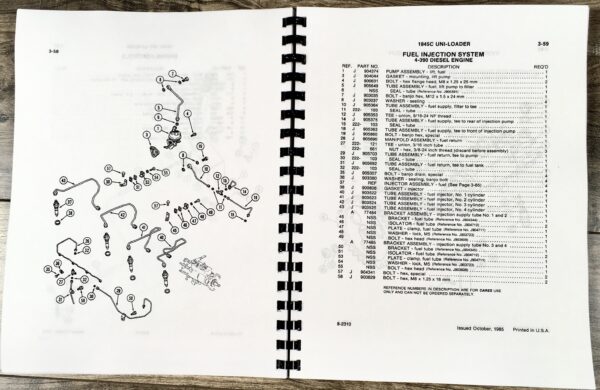 Case 1845C Uni-Loader Skid Steer Service Parts Operators Manual Repair Shop Book - Image 11